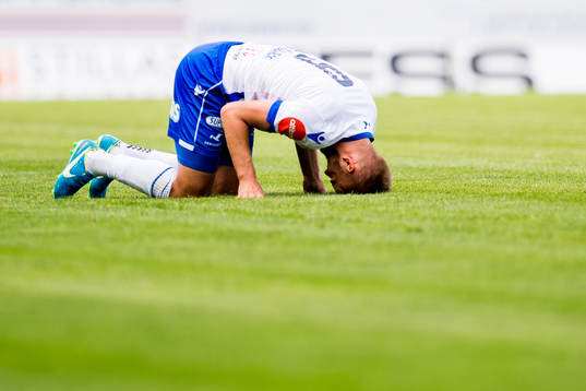 Frederik Gytkjær of Haugesund looks dejected