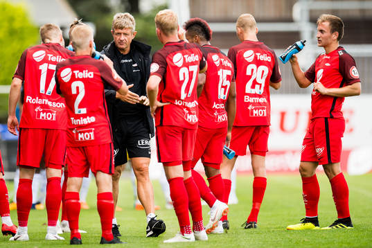 Lars Arne Nilsen, head coach of Brann, together with the