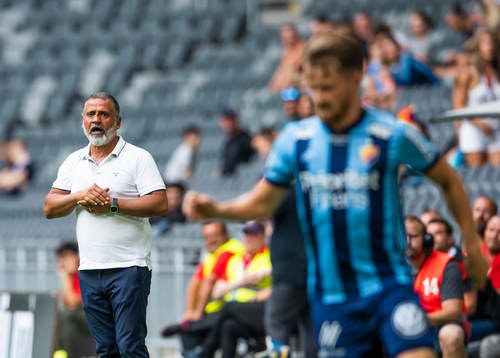 Djurgårdens tränare Õzcan Melkemichel