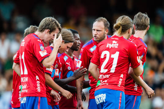 Helsingborgs Adam Eriksson, Max Svensson, Andreas Granqvist