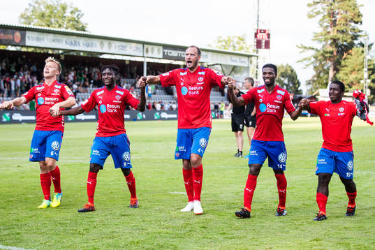 Helsingborgs Andreas Landgren, Mamudu Moro, Andreas