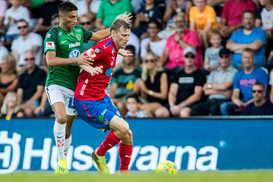 Jönköpings Amir Al-Ammari och Helsingborgs Andri Runar