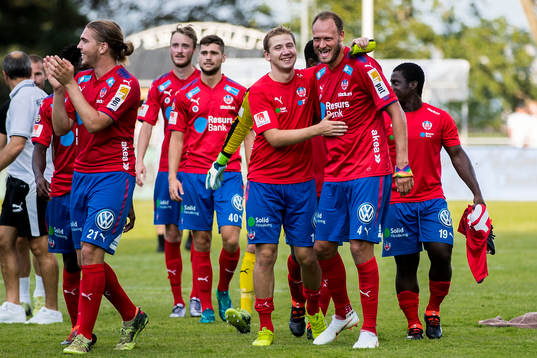Helsingborgs Darijan Bojanic och Andreas Granqvist