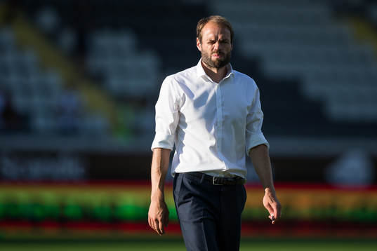 Häckens tränare Andreas Alm deppar