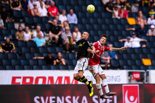 s Panos Dimitriadis och Kalmars Erton Fejzullahu