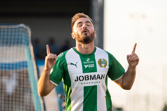 Hammarbys Muamer Tankovic jublar