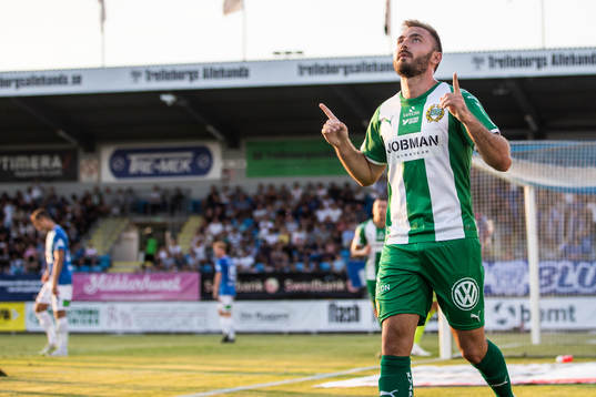 Hammarbys Muamer Tankovic jublar