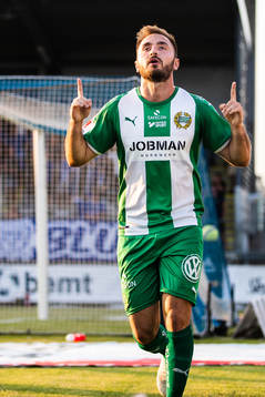 Hammarbys Muamer Tankovic jublar