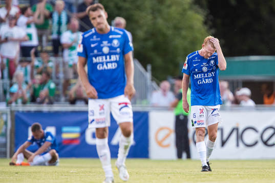 Trelleborgs Lasse Nielsen deppar