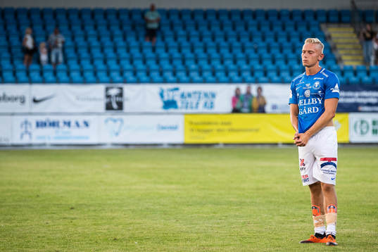 Trelleborgs Johan Brannefalk deppar
