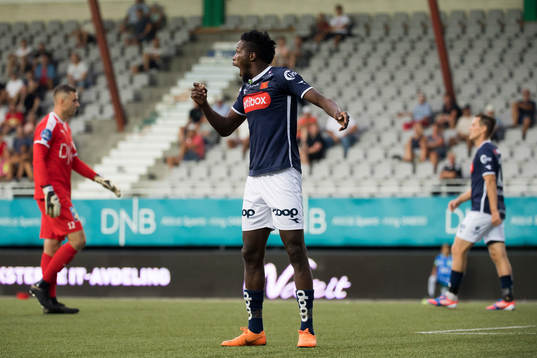 Usman Sale of Viking looks dejected
