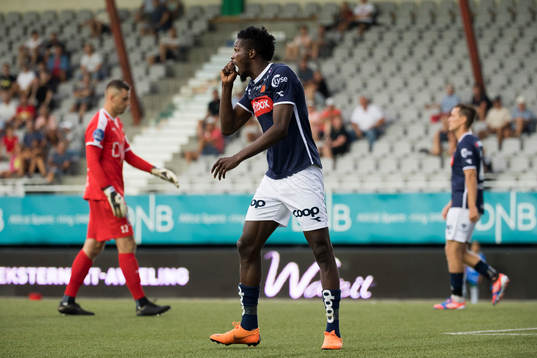 Usman Sale of Viking looks dejected