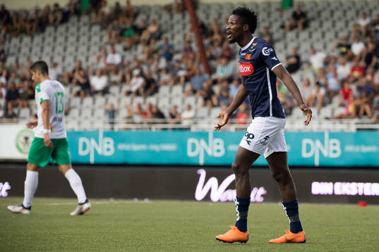 Usman Sale of Viking looks dejected