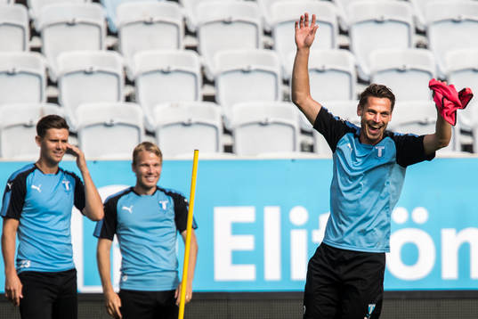 Malmö FFs Markus Rosenberg jublar
