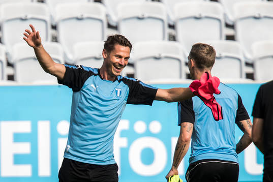 Malmö FFs Markus Rosenberg jublar