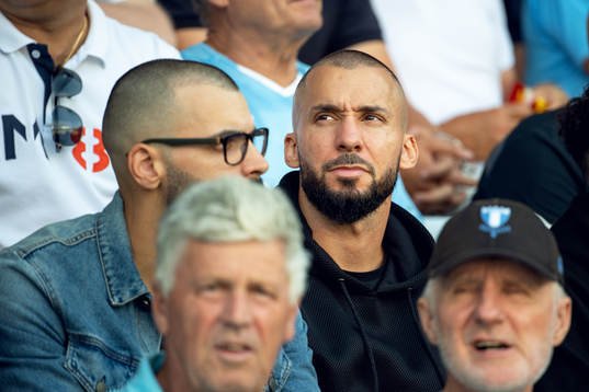 Guillermo Molins of Malmö FF in the stands prior to the
