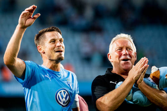 Markus Rosenberg of Malmö FF celebrates