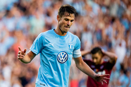 Markus Rosenberg of Malmö FF celebrates