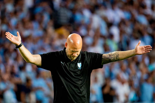 Assistant coach Olof Persson of Malmö FF