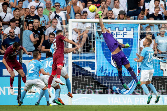 goalkeeper Johan Dahlin of Malmö FF