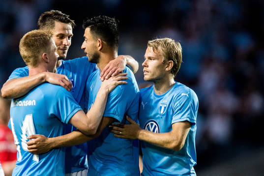 Anders Christiansen, Markus Rosenberg, Behrang Safari and