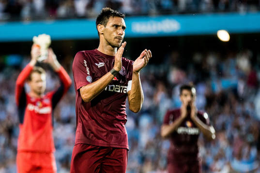 Camora of Cluj looks looks dejected