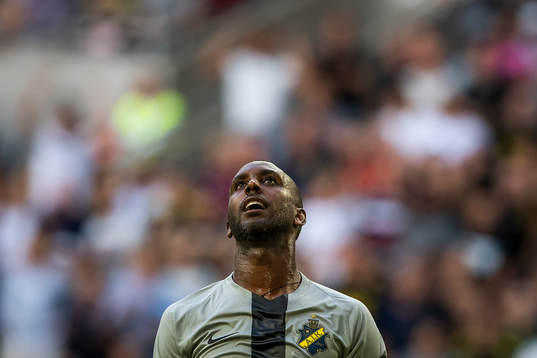 Henok Goitom of AIK reacts