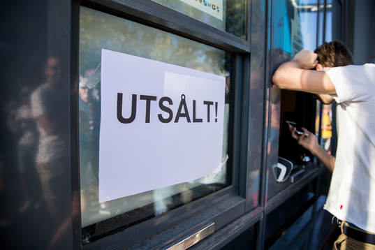 Utsålt på Olympia