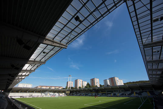 General view of Bravida Arena