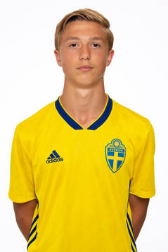 Edwin Andersson i P15-landslaget