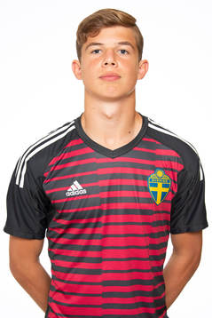 Melker Ellborg i P15-landslaget
