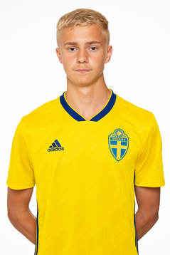 Anton Nyholm i P15-landslaget