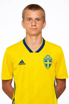 Max Petersson i P15-landslaget