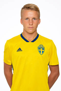 Casper Widell i P15-landslaget