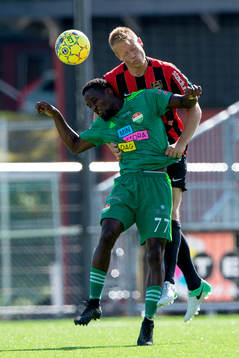 Dalkurds Mohamed Buya Turay och Brommapojkarnas Martin
