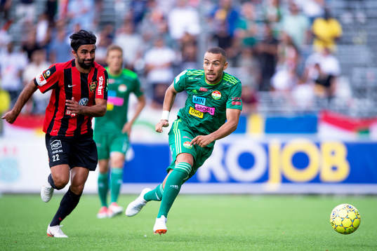 Brommapojkarnas Alexander Nilsson och Dalkurds Malkolm