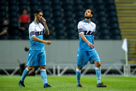 Marco Parolo of Lazio looks dejected