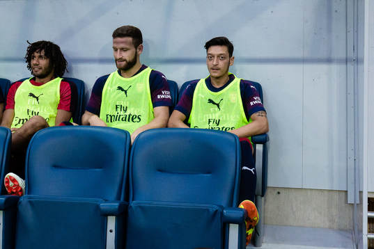 Mesut Özil of Arsenal prior to the International Champions