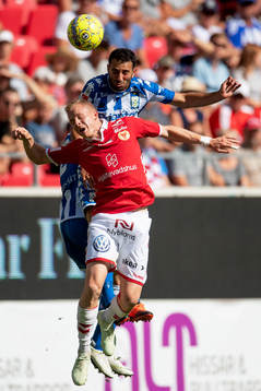 Kalmars Tobias Eriksson och IFK Göteborgs André Calisir
