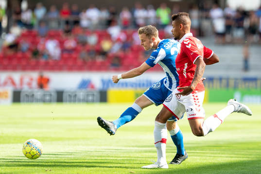 IFK Göteborgs Victor Wernersson och Kalmars Mikael Dyrestam