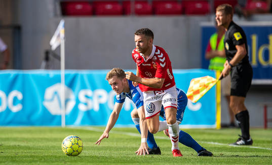 Kalmars Måns Söderqvist och IFK Göteborgs Victor