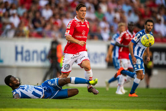 Kalmars Erton Fejzullahu och IFK Göteborgs Vajebah