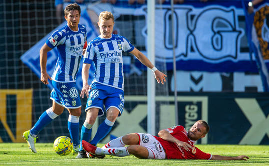 Kalmars Måns Söderqvist och IFK Göteborgs Victor