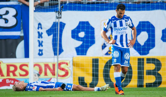 IFK Göteborgspelarna Billy Nordström och André Calisir