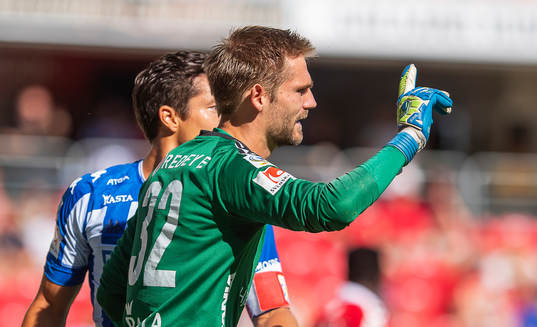 Kalmars målvakt Lucas Hägg-Johansson