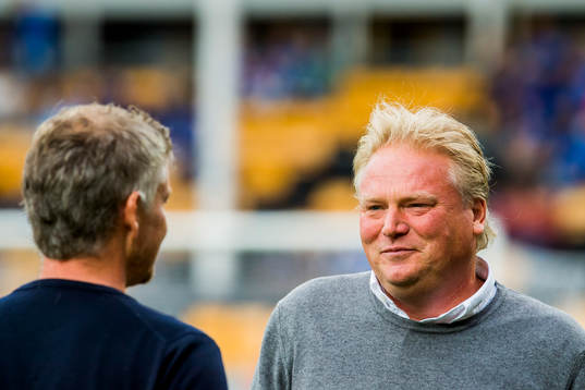 Ole Gunnar Solskjær, manager of Molde, and Jørgen