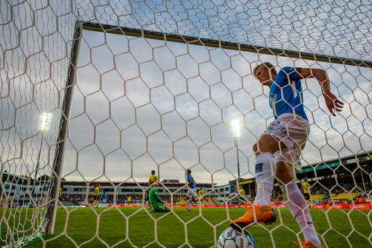 Erling Braut Håland of Molde celebrates