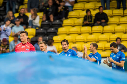 Goalkeeper Andreas Linde, Christoffer Remmer, Kristoffer