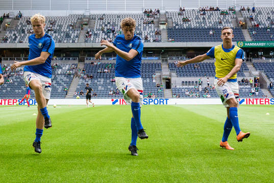Trelleborgs Jacob Palander (m), Freddie Brorsson (v) och