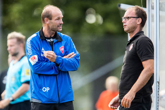 Limhamn Bunkeflos tränare Otto Persson och assisterande